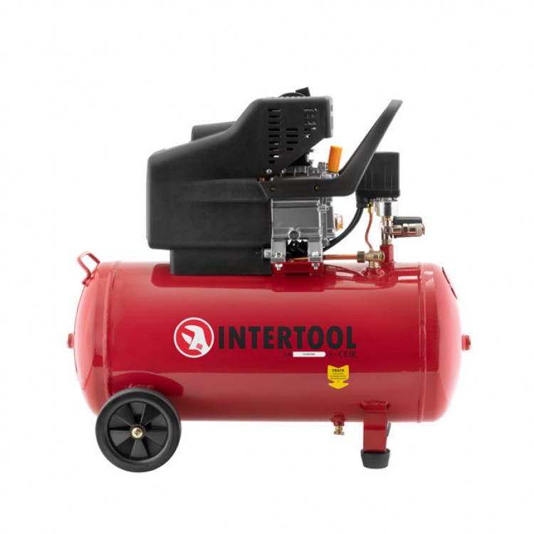 Компрессор 50л, Intertool PT-0003