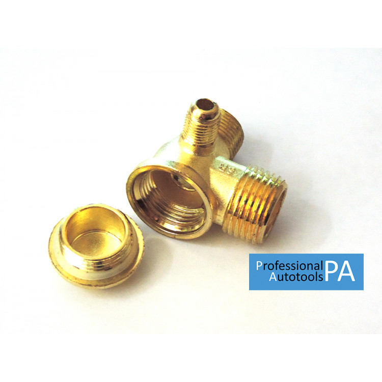 Корпус обратного клапана для компрессора 1/2-3/8-1/8 - PAtools (155-0)