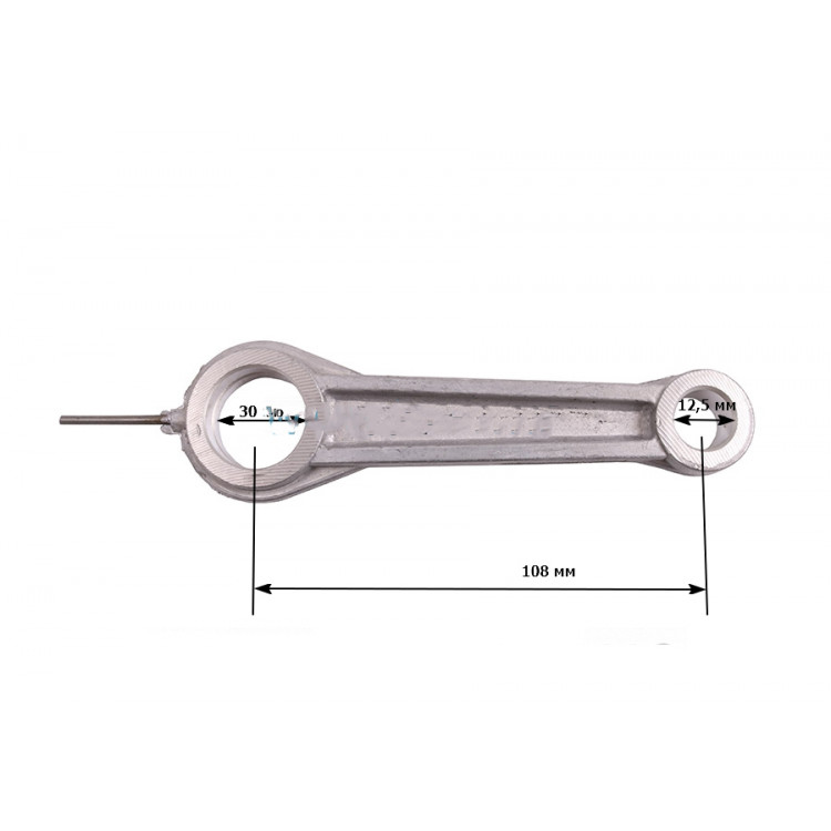 Шатун поршня компрессора, 12.5*30*108 PAtools КомпШат24 (3264)