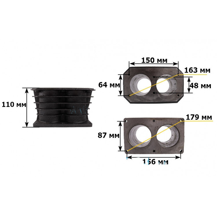 Цилиндр компрессора, D=65 mm PAtools (3380)