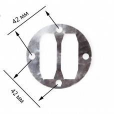 Прокладка на компрессор (алюминиевая) посадочное место 42 х 42 мм PAtools КомпПроклад5 (6965)