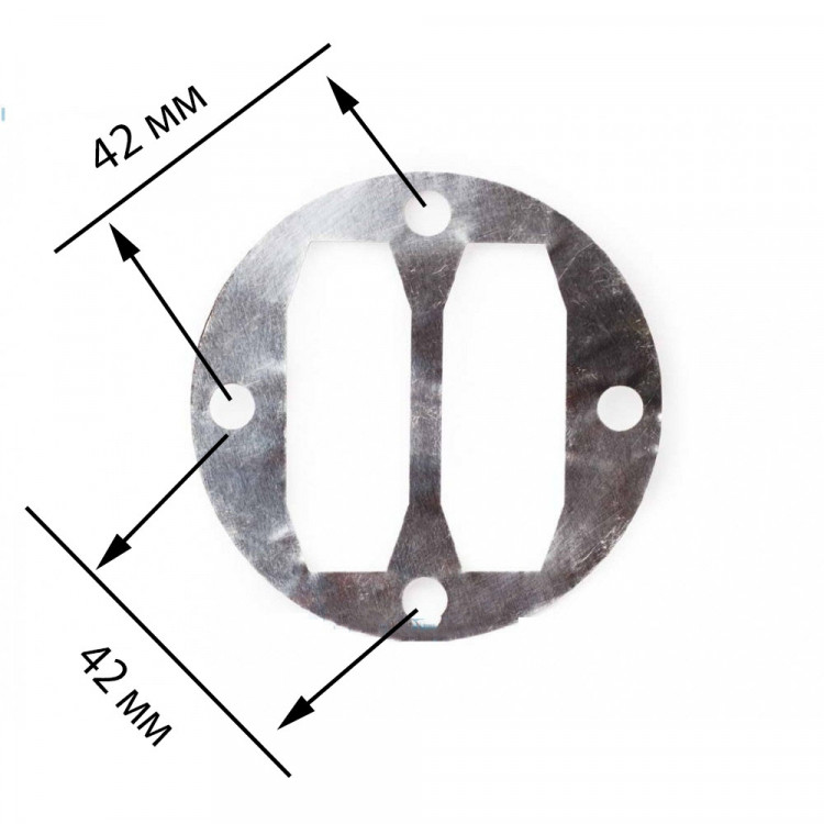 Прокладка на компрессор (алюминиевая) посадочное место 42 х 42 мм PAtools КомпПроклад5 (6965)