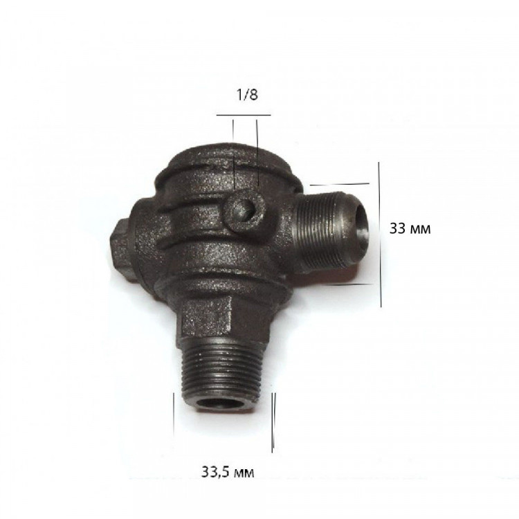 Обратный Клапан Большой 33мм*33.5мм*1/8 Усилиный PAtools КомпКл6 (7856)